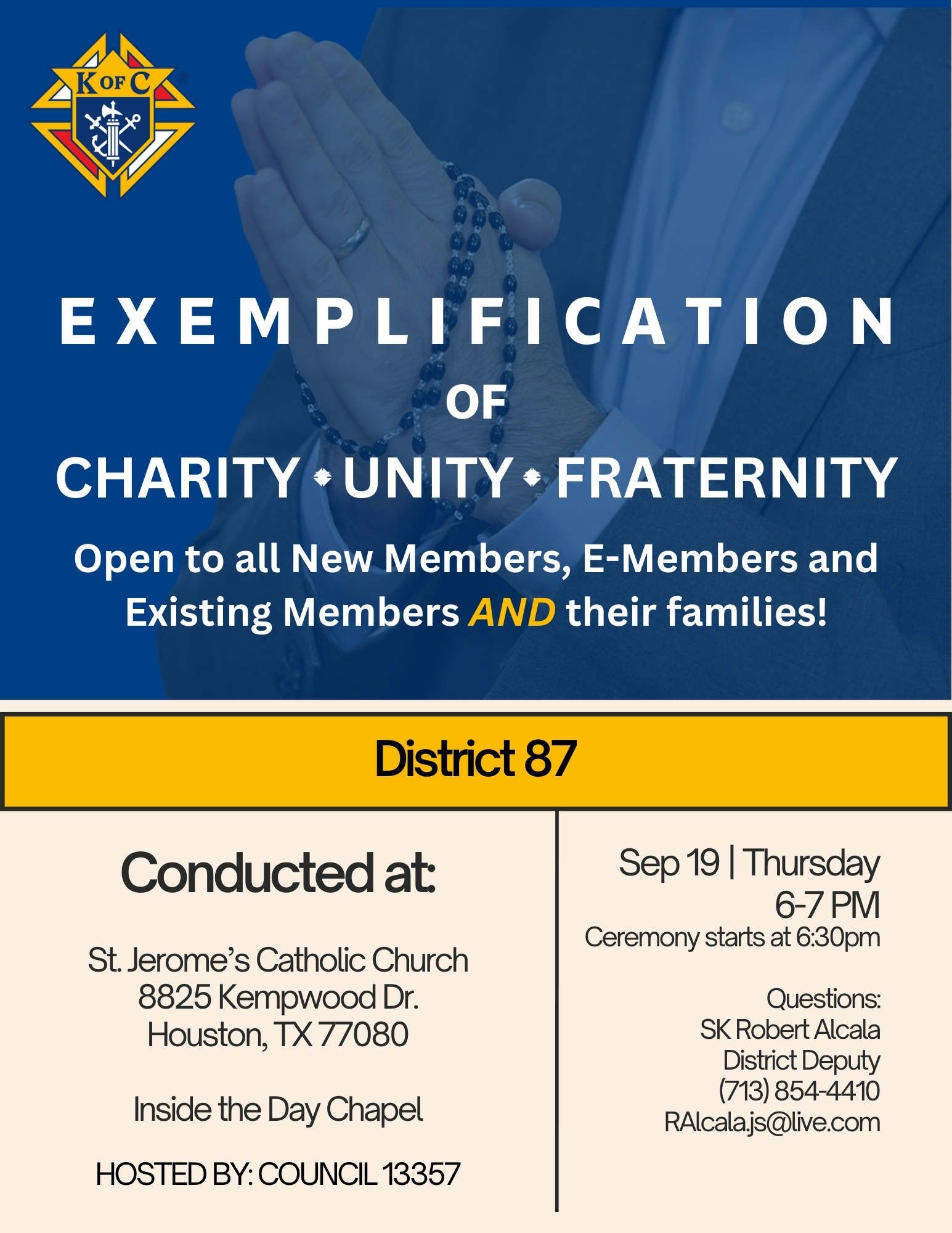 CUF - District 87 Flyer