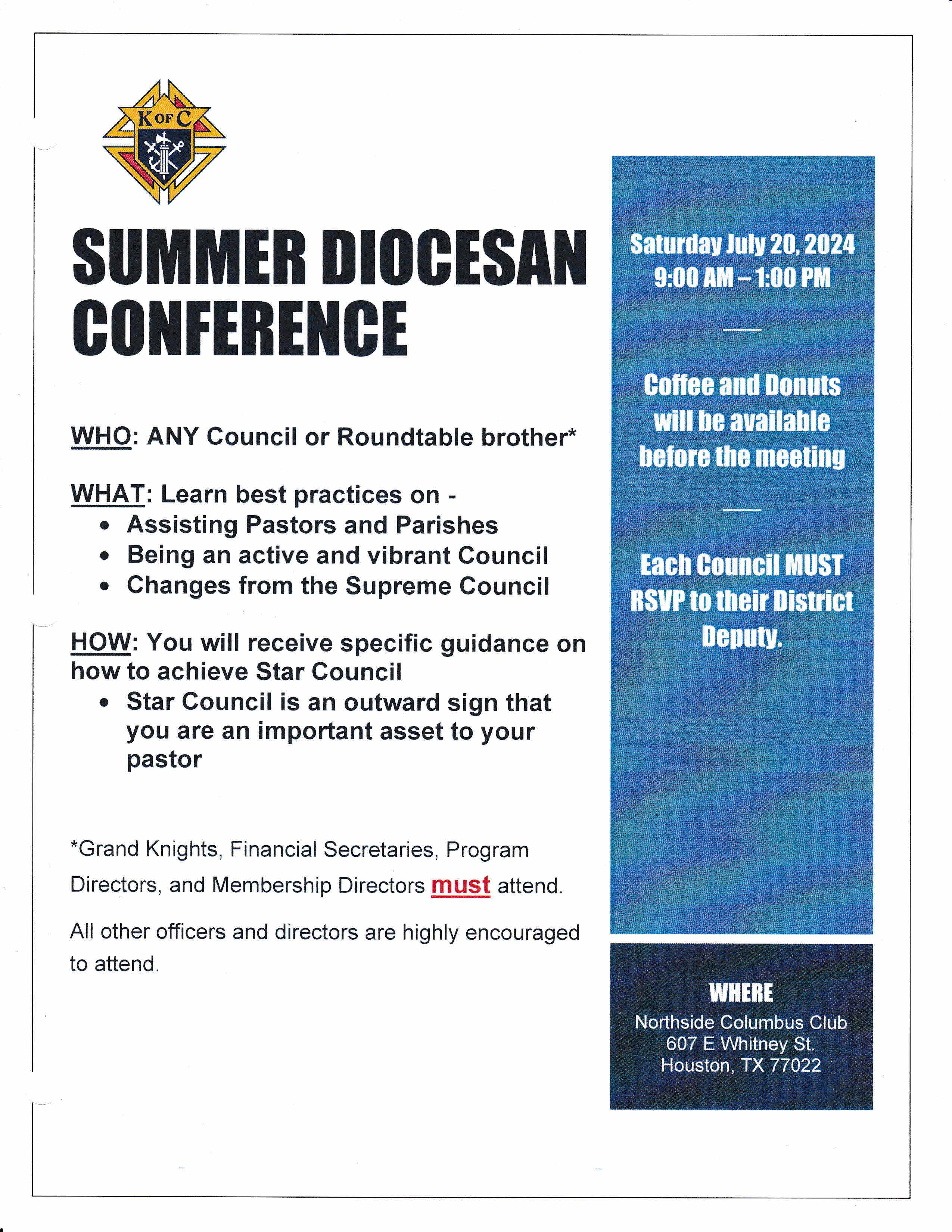 Summer Diocesan Conference